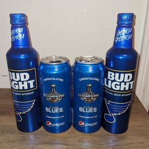 St Louis Blues 2019 Bud Light & Pepsi Memorabilia, Empty